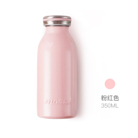 mosh 保温保冷杯牛奶瓶系列 350ml 桃色
