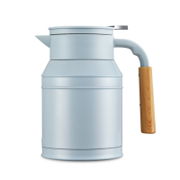 mosh 桌面360度可旋转保温壶 1L 湖蓝色