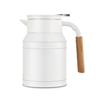 mosh 桌面360度可旋转保温壶 1L 白色