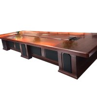 安然兄弟 一体化会议桌 12000*2000*760