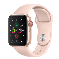 Apple Watch Series5 40毫米（GPS + Cellular款 金色铝金属表壳 粉砂色运动型表带）