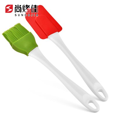 尚烤佳硅胶油刷刮刀抹刀奶油蛋糕烘焙烧烤工具 油刷刮刀2件套 SKJ-099