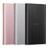 索尼(SONY) 移动硬盘 高速USB3.1金属/塑料壳带加密硬盘 1TB(HD-E1)银色 官方标配