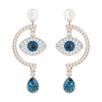 SWAROVSKI 施华洛世奇 幸运守护DUO人造水晶耳钉时尚饰品轻奢饰品 5425860