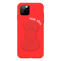 优加HelloKitty苹果11ProMax手机壳女卡通可爱iPhone11保护套i11Pro液态硅胶带支架个性创意学生