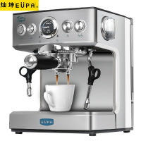 灿坤（EUPA）咖啡机家用 19Bar意式半自动咖啡机办公室用 直观泵压 热水