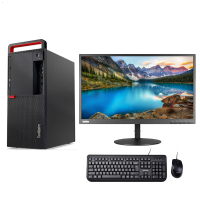 联想(Lenovo)M710T商用台式机电脑套机21.5寸显示器(I3-7100 4G 1T+128G 定制机 )