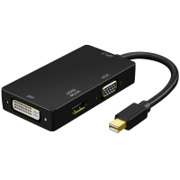 CE-LINK mini displayport转VGA HDMI DVI转换器 雷电mac接电视
