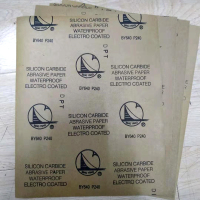 帆船牌 英文版耐水砂纸240# 100张/包