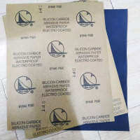 帆船牌 英文版耐水砂纸320# 100张/包