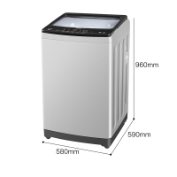 海尔(Haier)XQB100-Z826 全自动家用 10公斤大神童大容量 静音自编程 2级能效