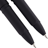 宝克(baoke) PC1838 中性签字笔 黑色磨砂笔杆 0.7mm签字笔 黑色十个装宁选