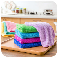 企购优品 珊瑚绒抹布吸水不掉毛加厚擦地板家具玻璃厨房洗碗布家务清洁毛巾30*40cm
