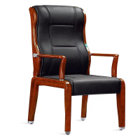 中原(Zhongyuan) 5518 椅 黑色牛皮 高密度回弹海绵座垫 630*680*1100