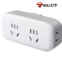 公牛插座 GN-904 一转四转换插头无线电源插排扩展接线板插头