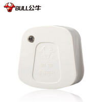 公牛 T-10F 带保险丝 三脚单相三极带指示灯保险管10A家用接线插座头*5盒