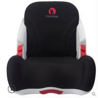 RooMeye乐檬儿童安全座椅增高坐垫3-12岁汽车载用简易便携ISOFIX 黑色