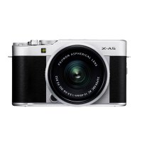 富士(FUJIFILM) X-A5 XC15-45 银黑色 微单/照相机 2420万像素 4K视频 蓝牙 WIFI