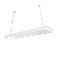 佛山照明 星耀系列办公室led吊线灯盘 长方形灯盘工程吊线灯 36W 1200*200 单个装 FS200W