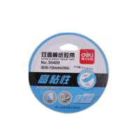 得力(deli) 30409 双面胶带 加粘粘性双面胶 单个装宁选