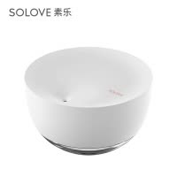 SOLOVE素乐大容量加湿器家用静音USB办公室卧室内宿舍孕妇小型婴儿车载桌面空气智能氧吧长续航20小时 素米白