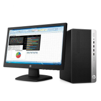 惠普HP 480 G6 MT商用电脑（i5-9500 8G 128G固态+1TB DVDRW 23.8寸 WinPRO）