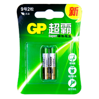 GP超霸9号碱性电池 2粒装