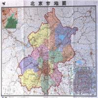 得力(deli) 北京市地图北京行政交通图宁选