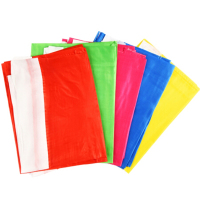 递乐 小号刀旗活动彩旗摇旗红黄蓝绿5色旗帜 60*90cm 10面/包 5313