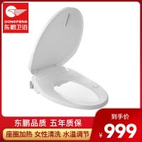 东鹏(DONG PENG)智能马桶盖板洁身器储热冲洗暖风烘干便圈加温坐便器盖板