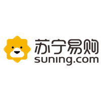 450mm高,“狮子标+苏宁易购+suning.com” 白色精品发光字(横版版)-奔流标识