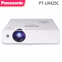 松下(Panasonic)投影仪办公高清户外高商教投影机PT-UX425C 4300流明标清 官方标配+150英寸支架幕