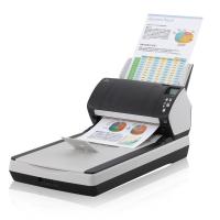 富士通(Fujitsu)Fi-7280 A4幅面 彩色高速高清双面自动进纸 平板+馈纸式扫描仪 80页/160面