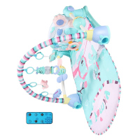 贝恩施(beiens) 婴儿玩具 0-1岁 带护栏遥控器床铃/摇铃 钢琴健身架 早教益智安抚 爬爬垫可水洗