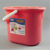 企购优品 拖把清洁桶手提塑料桶水桶拖地桶长方形桶 桃红色