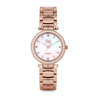 C&C意大利时装手表商务系列时尚贝母表盘施华洛世奇元素玫瑰金女士腕表CC8187