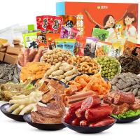 来伊份放肆聚吃零食大礼包 放肆礼盒1362g(约58-62小包)