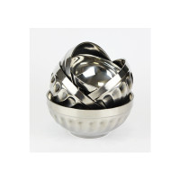 百合花不锈钢碗(小)