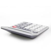 广博(GuangBo) NC-1680 语音型计算器 多功能商务会计计算器 大按键 大屏幕显示 桌上型计算器2只装