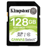 金士顿SD卡 128G内存卡 CLASS10高速相机卡SDS 128G数码相机存储卡