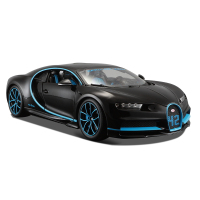 比美高1:18布加迪超跑车模型原厂金属仿真汽车模型合金收藏跑车摆件模型收藏送礼 黑色款