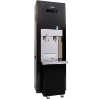 全给 柜式黑钛不锈钢 冷热型 40~100人用 微电脑智能开水器 Q2-HL900 380V/9KW 标配直饮水系