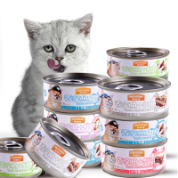 泰国进口猫罐头麦富迪猫咪主食罐浓汁型猫罐头80g-金枪鱼幼猫零食营养增肥湿粮