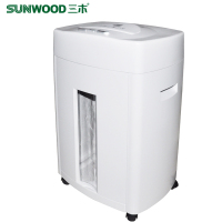 三木MSD9711锰钢侠系列碎纸机电动静音保密文件碎纸机办公家用4级