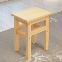 欧宝美凳子木凳实木椅学生方凳工地小站实木板凳餐桌凳子高凳子