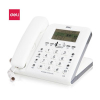 得力(deli)SQ 790 白色电话机 电话机座机 固定电话