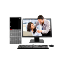 联想ThinkCentre E95 台式电脑整机 19.5寸(I5-7400 4G 1T 集成 Win10)