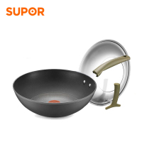 苏泊尔(SUPOR)火红点钛耐磨无油烟不粘炒锅PC30H11