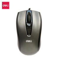 得力(deli)鼠标笔记本鼠标 高精准定位-有线USB鼠标 3716