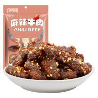俏香阁 肉干肉脯 休闲零食四川特产小包装 麻辣牛肉干 100g/袋
